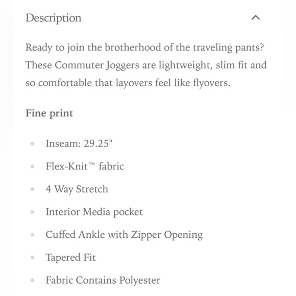 NWT Levelwear Airspeed Pants navy - Picture 7 of 15